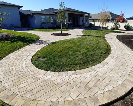 Driveways, patios, and walkways